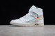 Off-White x Air Jordan 1 Retro High Euro AQ0818-100