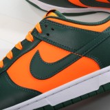 MS BATCH Nike SB Dunk Low  Miami Hurricanes  DD1391-300