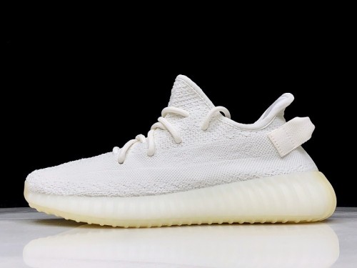 PK God Yeezy 350 V2 Cream White Triple Core CP9366
