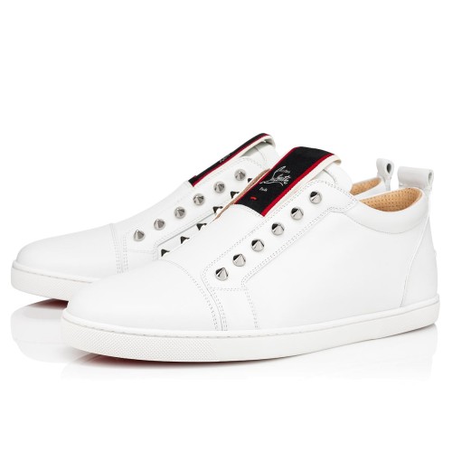 CHRISTIAN LOUBOUTIN F.A.V Fique A Vontade leather low-top trainers 62704183