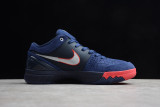 MS-BATCH Undefeated x Nike Kobe 4 IV Protro Dark Blue Red AV6339-040