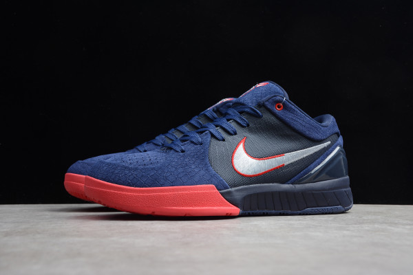MS-BATCH Undefeated x Nike Kobe 4 IV Protro Dark Blue Red AV6339-040