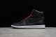 Air Jordan 1 Retro High Black Satin Gym Red 555088-060