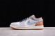 Air Jordan 1 Low SE Phantom Repaired Denim Swoosh FD2596-107