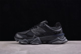 New Balance 9060 Triple Black Leather U9060NRI