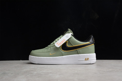 Air Force 1 Low '07 LV8 Double Swoosh Olive Gold Black DA8481-300