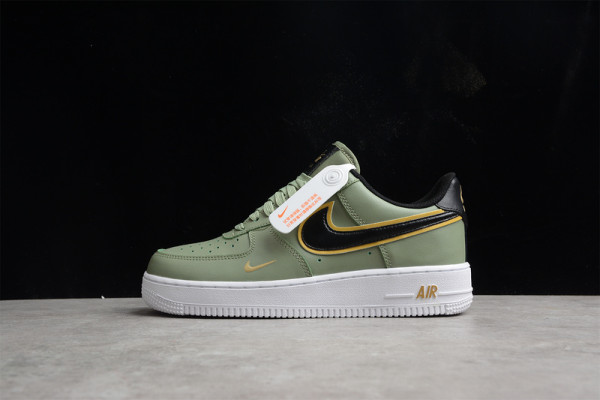 Air Force 1 Low '07 LV8 Double Swoosh Olive Gold Black DA8481-300