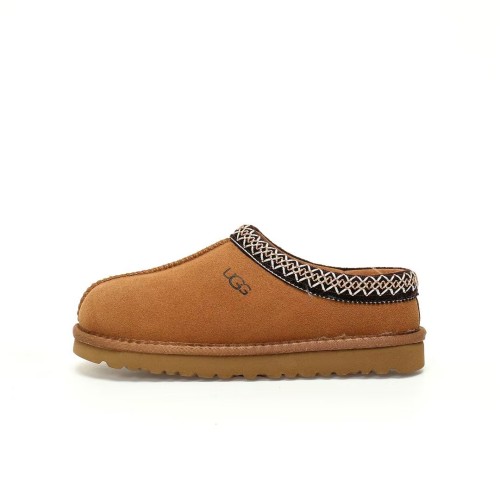 UGG TASMAN Suede & Sheepskin Slippers 5955 CHESTNUT