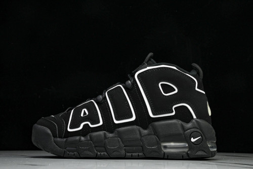 Air More Uptempo Black White 415082-002