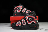 Air More Uptempo Black White Laser Crimson 415082-010