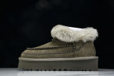 UGG CLASSIC ULTRA MINI ALPINE BOOT 3 CENTIMETERS HICKORY WALNUT COLOR 1158224-3