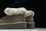 UGG CLASSIC ULTRA MINI ALPINE BOOT 3 CENTIMETERS HICKORY WALNUT COLOR 1158224-3