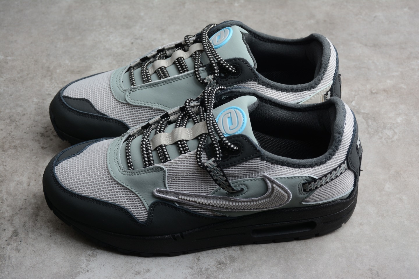Travis Scott x Nike Air Max 1 Cactus Jack Black Grey Blue DO9392-001