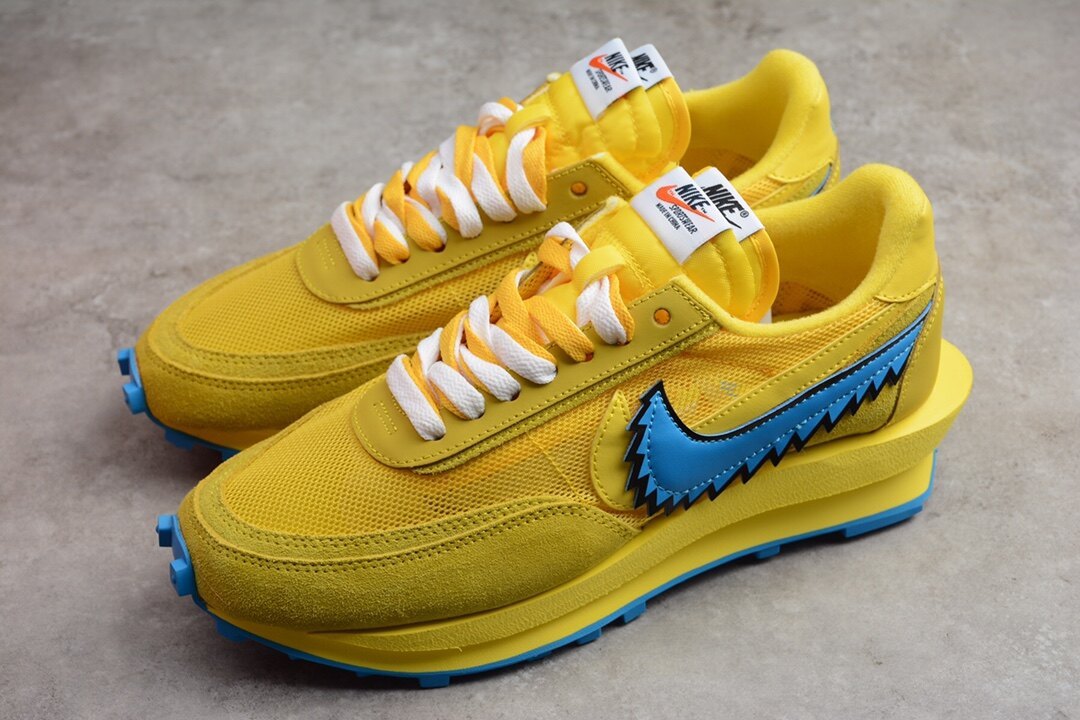 SACAI X NIKE LDWAFFLE YELLOW/ROYAL BLUE OUTLET SALE BV5378-800