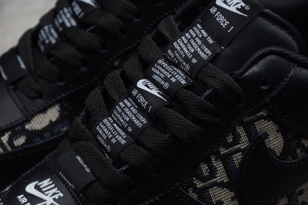 Nike Air Force 1 Low Double Air Low Black White CJ1379-001