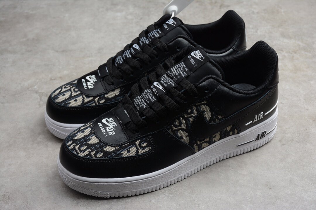 Nike Air Force 1 Low Double Air Low Black White CJ1379-001
