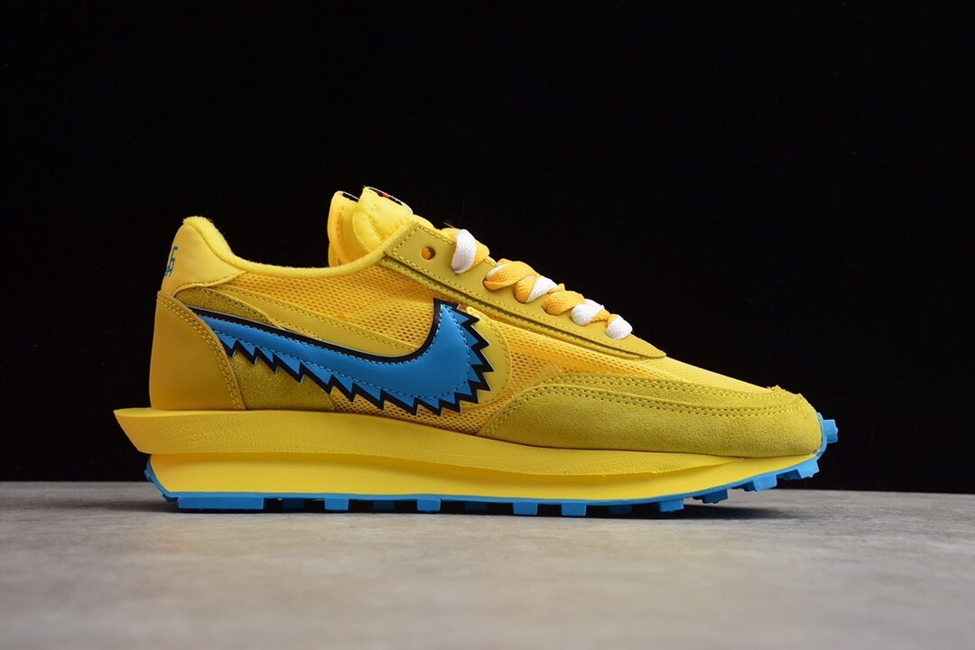 SACAI X NIKE LDWAFFLE YELLOW/ROYAL BLUE OUTLET SALE BV5378-800