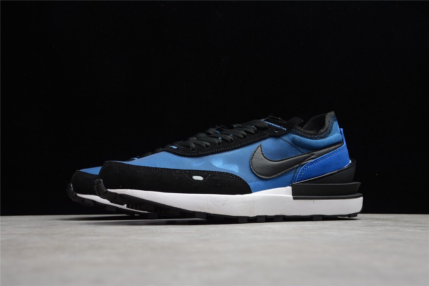 Sacai x Nike LVD Waffle Blue White Black Shoes BV0073-002