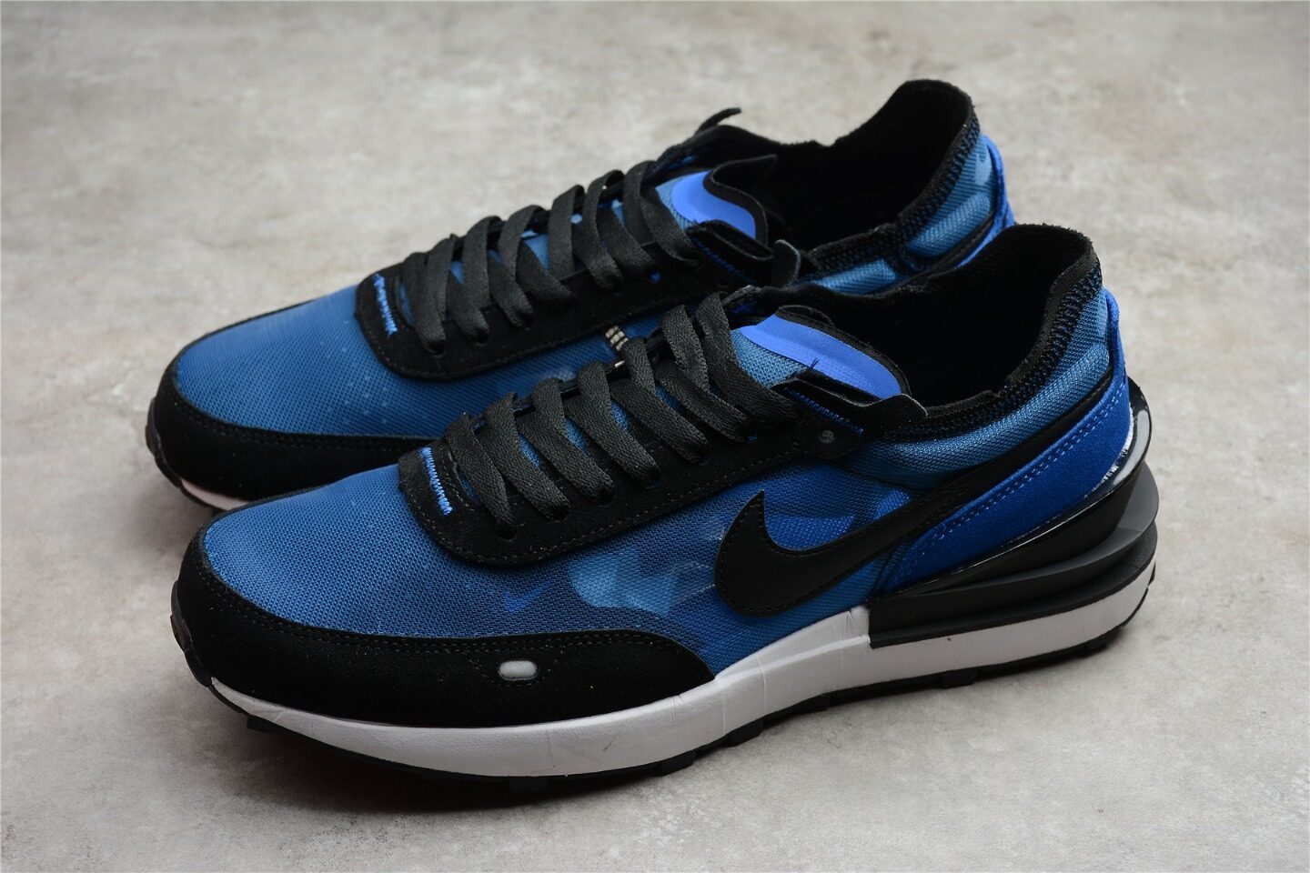 Sacai x Nike LVD Waffle Blue White Black Shoes BV0073-002