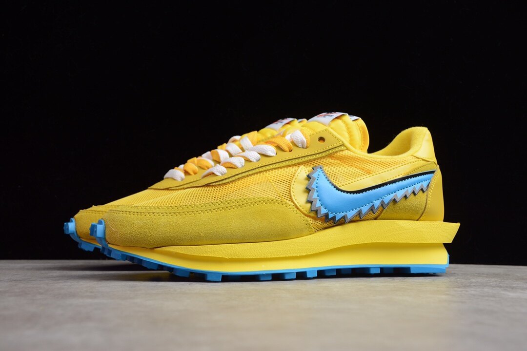 SACAI X NIKE LDWAFFLE YELLOW/ROYAL BLUE OUTLET SALE BV5378-800