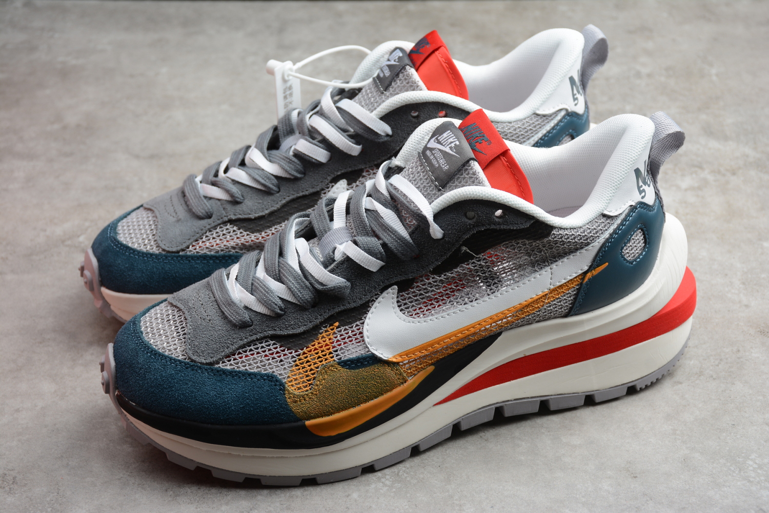 Sacai x Nike LD Waffle Navy Light Grey Dark Grey Casual BV0073-306