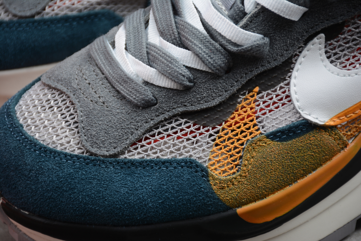 Sacai x Nike LD Waffle Navy Light Grey Dark Grey Casual BV0073-306