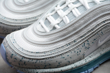 Nike Air Max 97 LX Light Grey Black Blue Running Shoes AQ0655-002