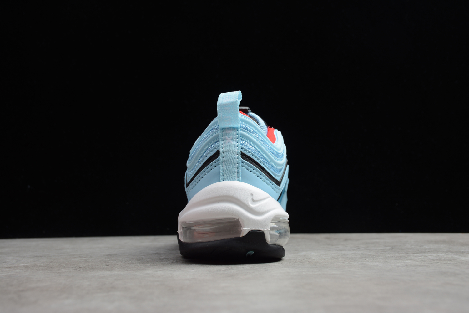 Nike Air Max 97 LX Sky Blue Black White Orange AQ0655-400
