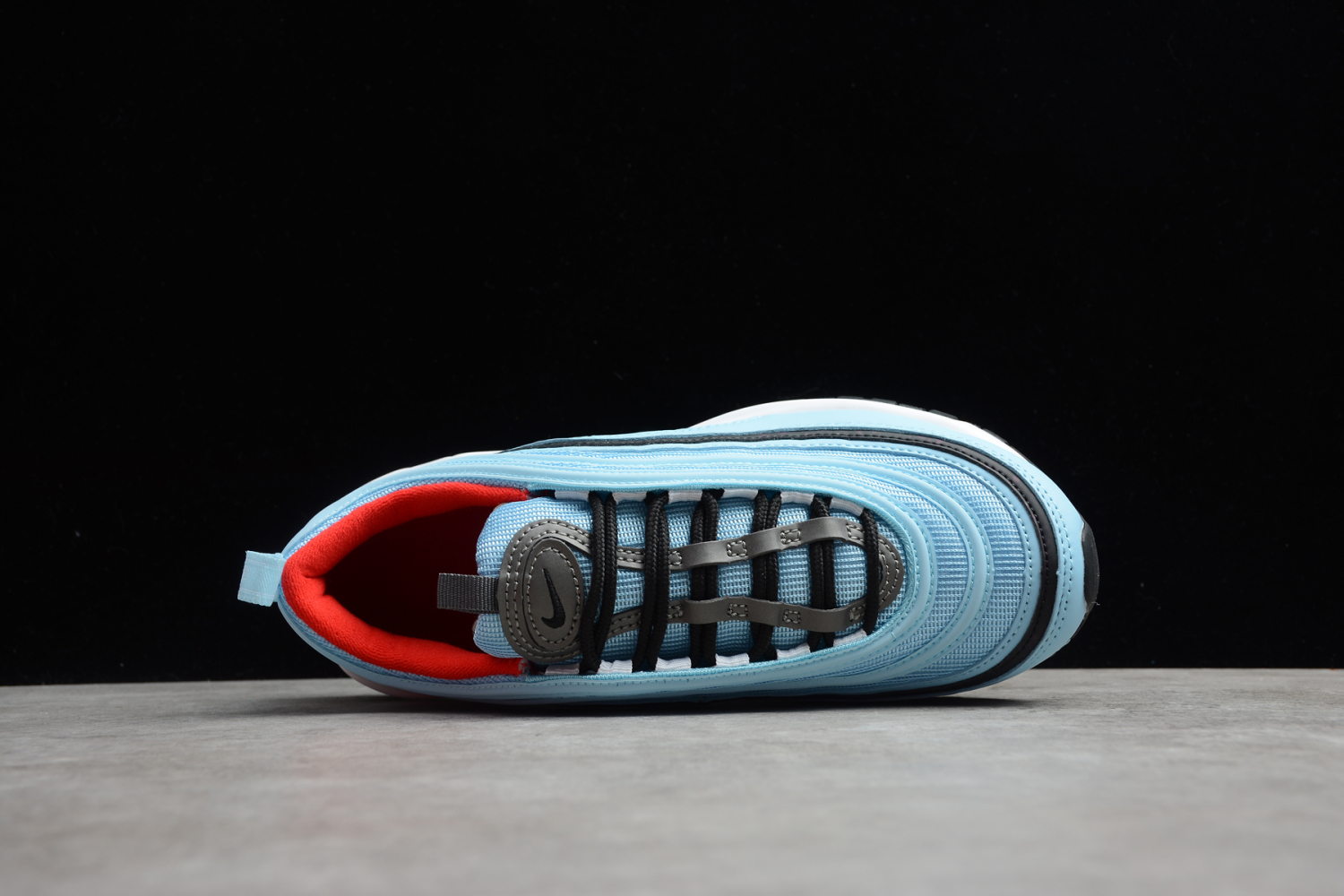 Nike Air Max 97 LX Sky Blue Black White Orange AQ0655-400