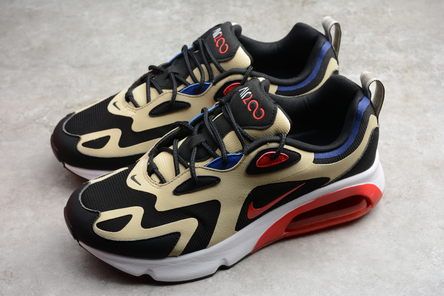 Nike Air Max 200 Team Gold University Red Black AQ2568-700