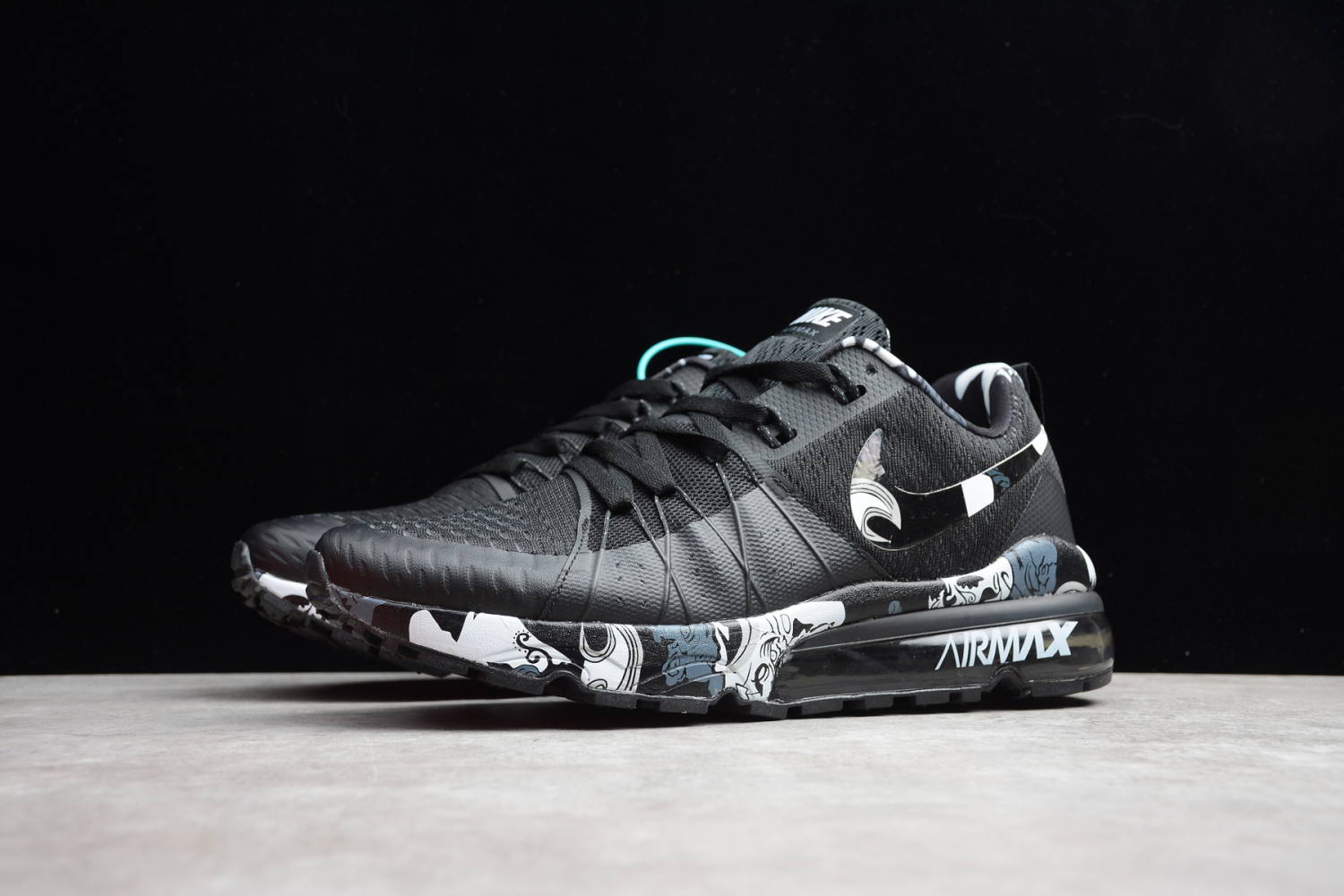 Nike Air Max Vapormax FLYKNIT SJD 2.0 Graffiti Black White 880565-413