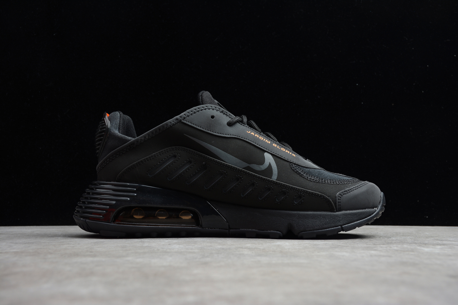 Nike Air Max 2090 Neymar Jr Black Grey Orange Shoes CU9371-003