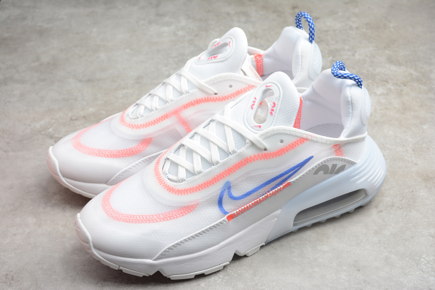 Nike Air Max 2090 White Flash Crimson Racer Blue (W) CT1290-100