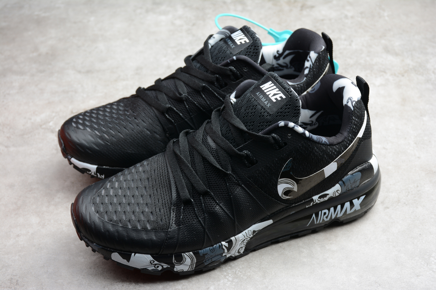 Nike Air Max Vapormax FLYKNIT SJD 2.0 Graffiti Black White 880565-413