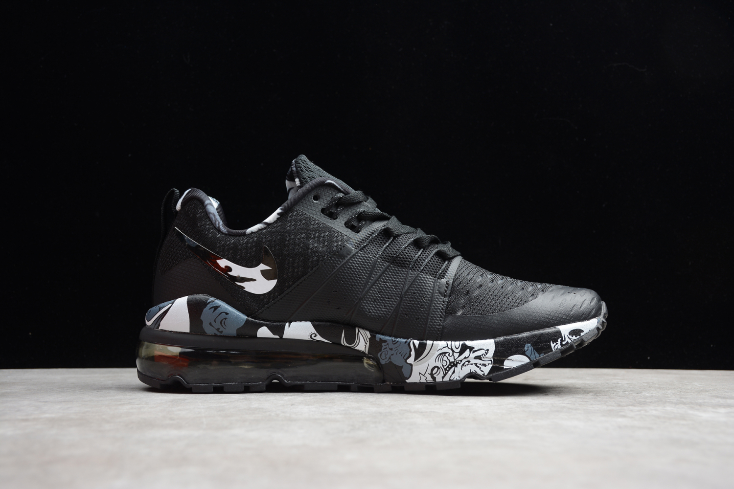 Nike Air Max Vapormax FLYKNIT SJD 2.0 Graffiti Black White 880565-413