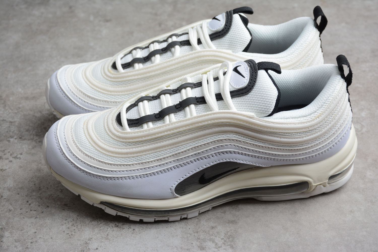Nike Air Max 97 White Black Silver (W) 921733-103