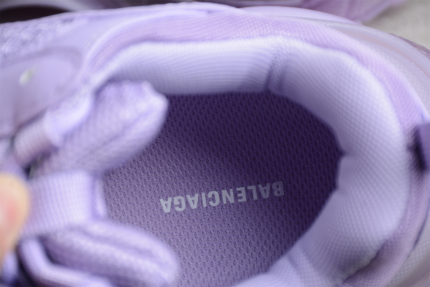 Bal**ci*ga Triple S Clear Sole Purple (W) - 544351W2GA15890
