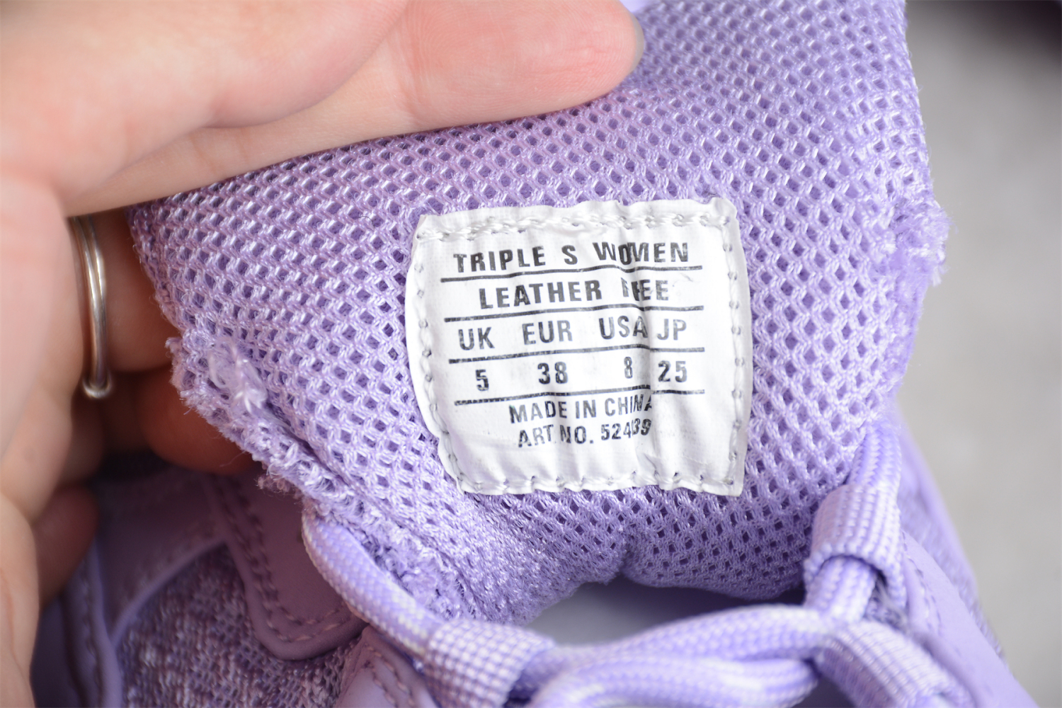 Bal**ci*ga Triple S Clear Sole Purple (W) - 544351W2GA15890