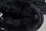 Bal**ci*ga| Men's triple s sneaker fake fur in black   668563-W3CQ5-1000