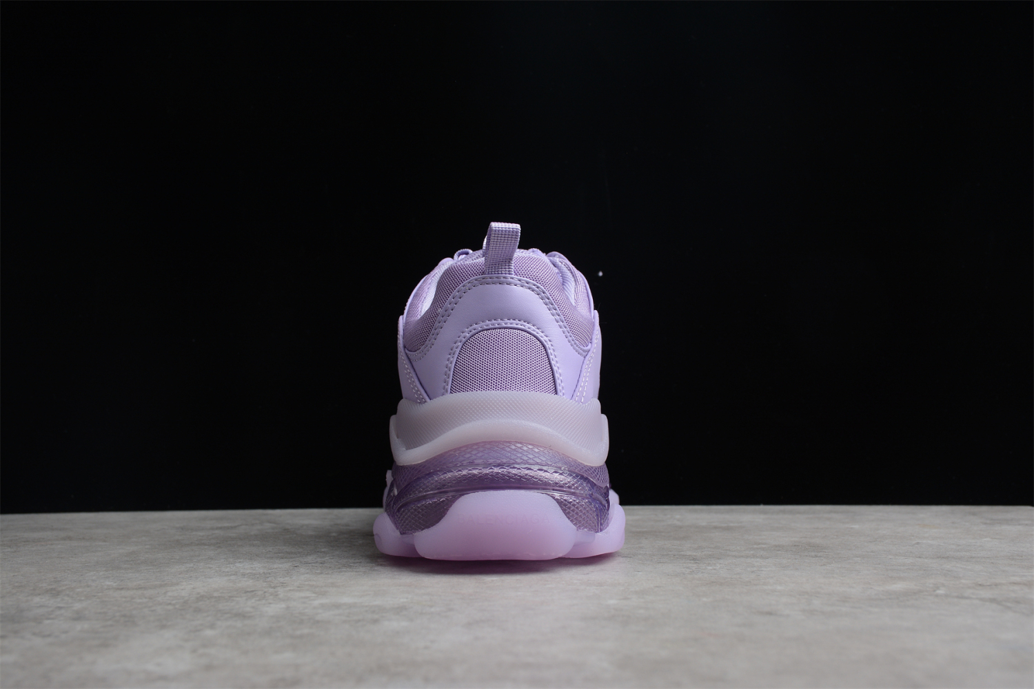 Bal**ci*ga Triple S Clear Sole Purple (W) - 544351W2GA15890