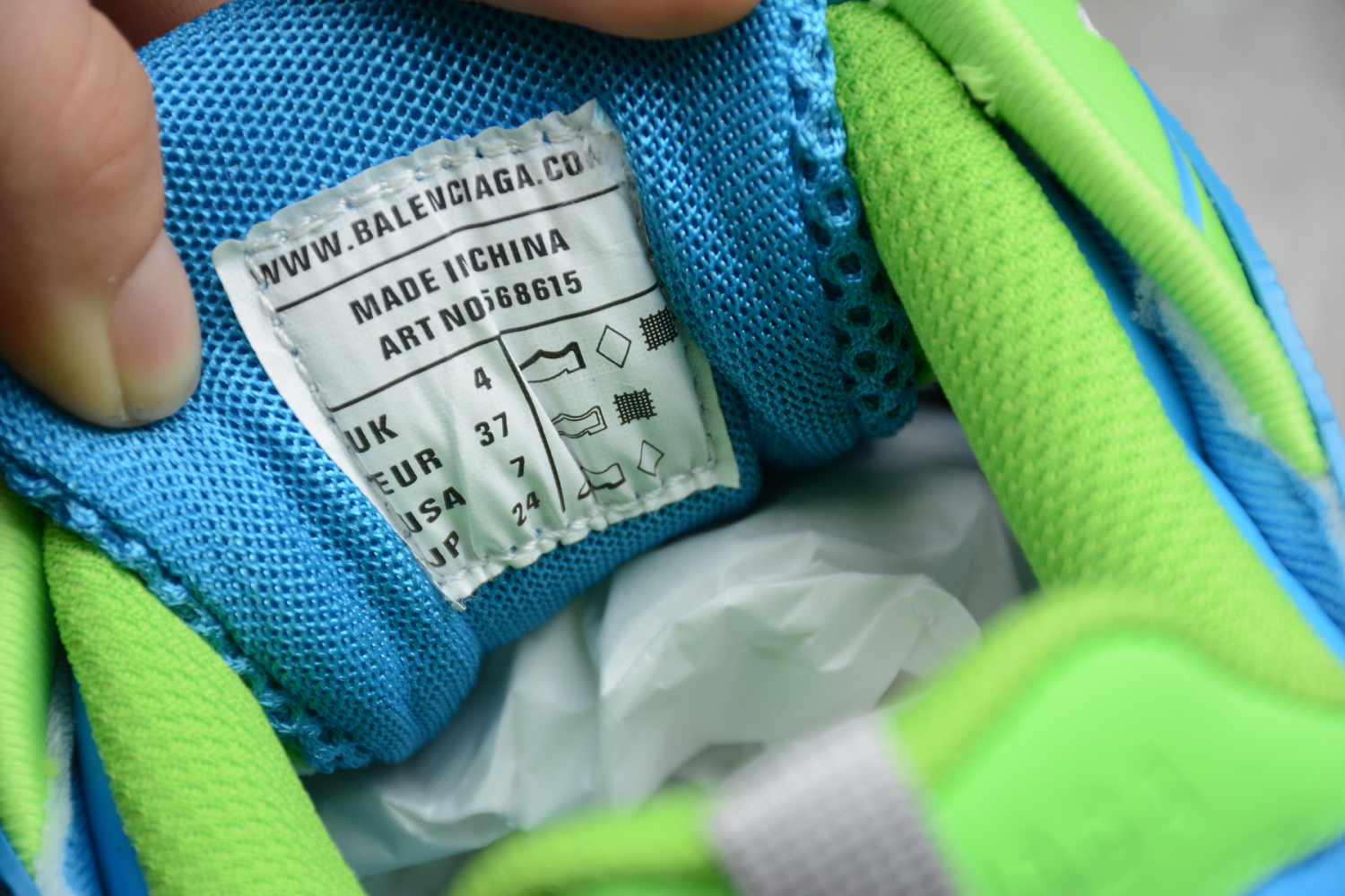 Bal**ci*ga Track.2 Open Trainers Sneaker568615-W2GN3-4030