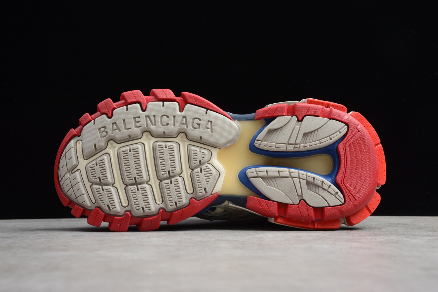 Bal**ci*ga Track 2 Stable Lichtgrijs / Blauw / Rood Schoenen -ECBA82547378