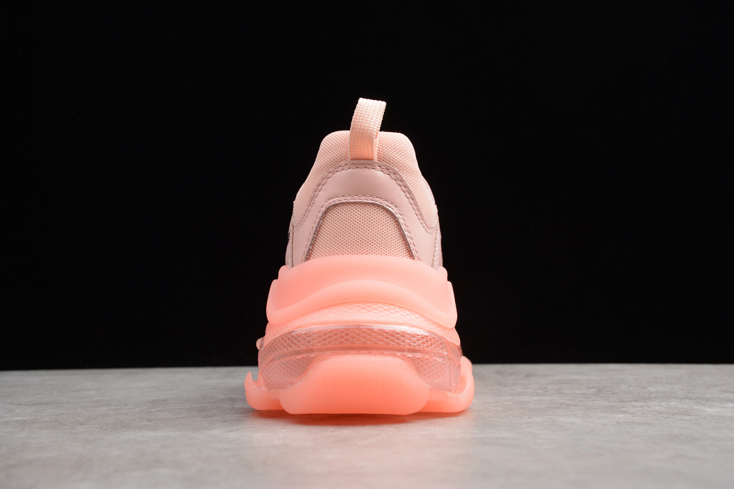 Bal**ci*ga Triple S Trainers GOMMA Net Pink 544351W09E11331