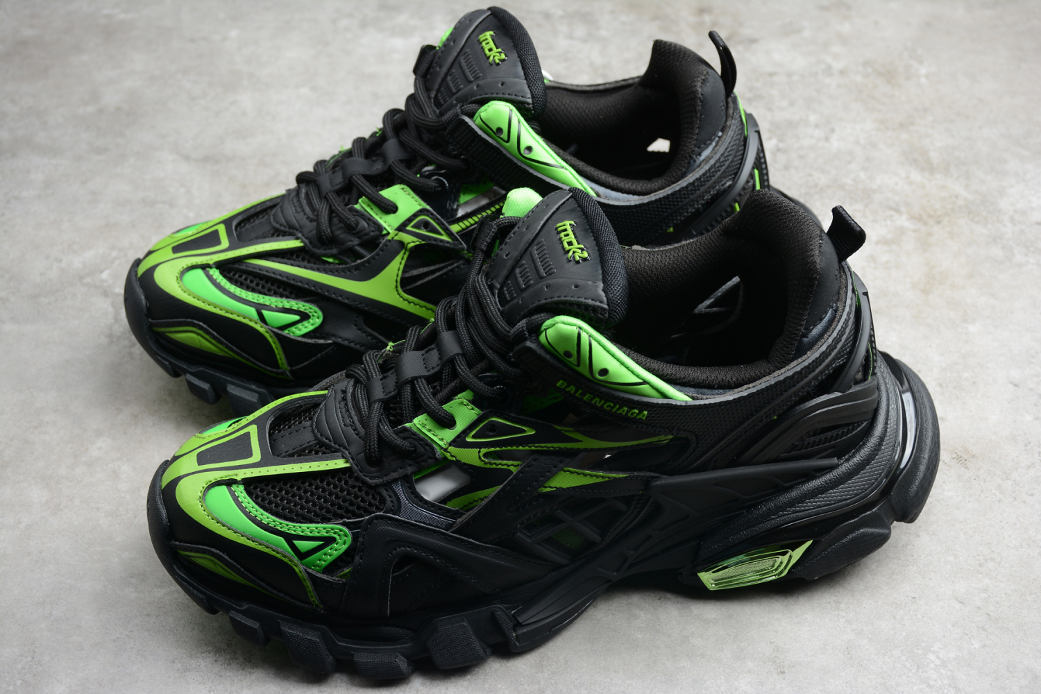 Bal**ci*ga Track 2 Stable Zwart / Groen Schoenen  ECBL987929A