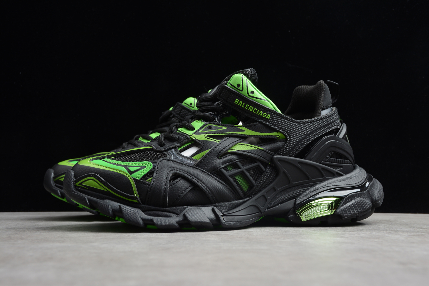 Bal**ci*ga Track 2 Stable Zwart / Groen Schoenen  ECBL987929A