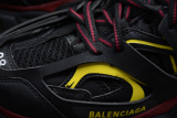 Bal**ci*ga 3.0 Triple S Sneaker Shoe Black Yellow ECBA8001831