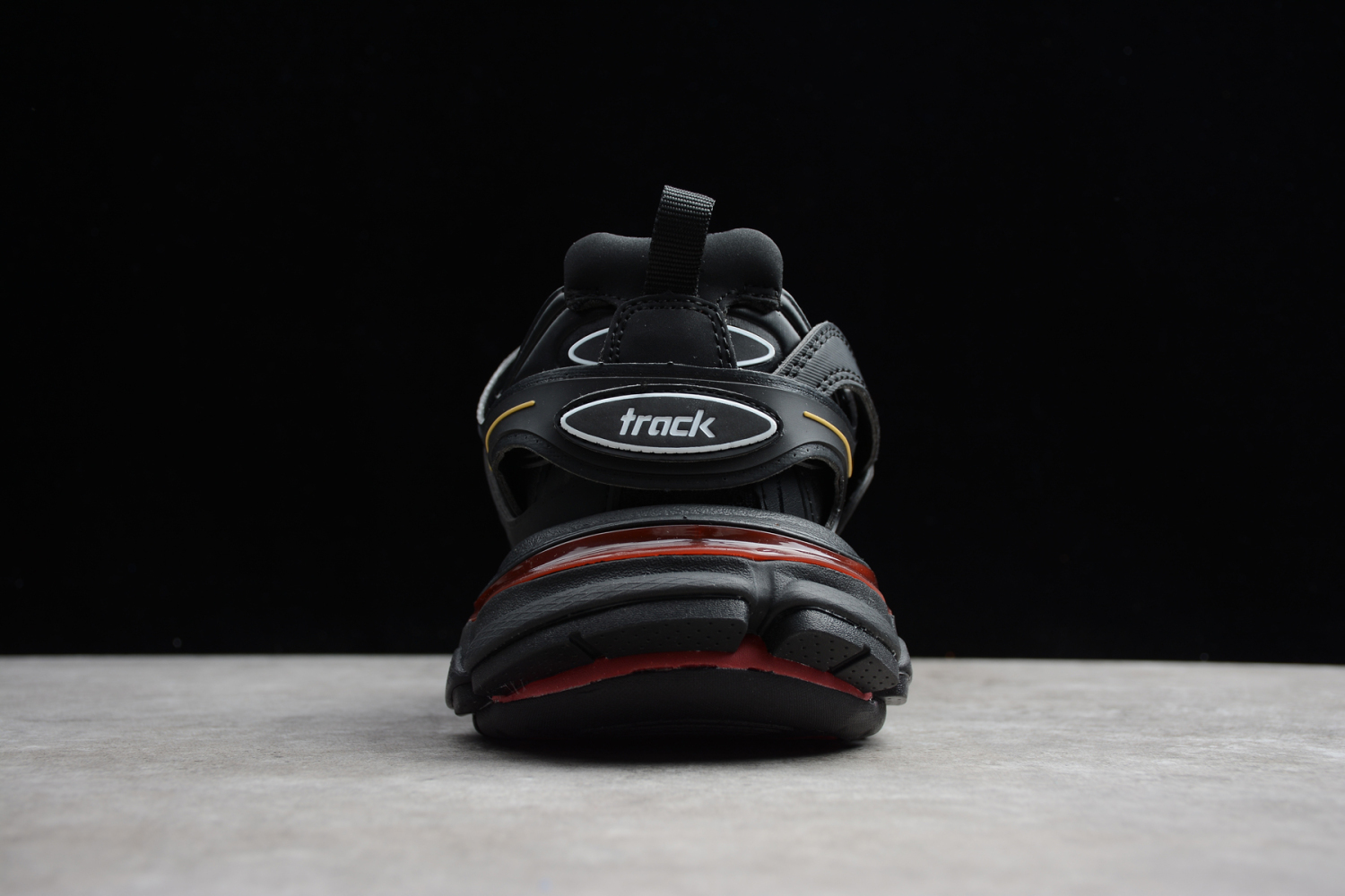 Bal**ci*ga 3.0 Triple S Sneaker Shoe Black Yellow ECBA8001831