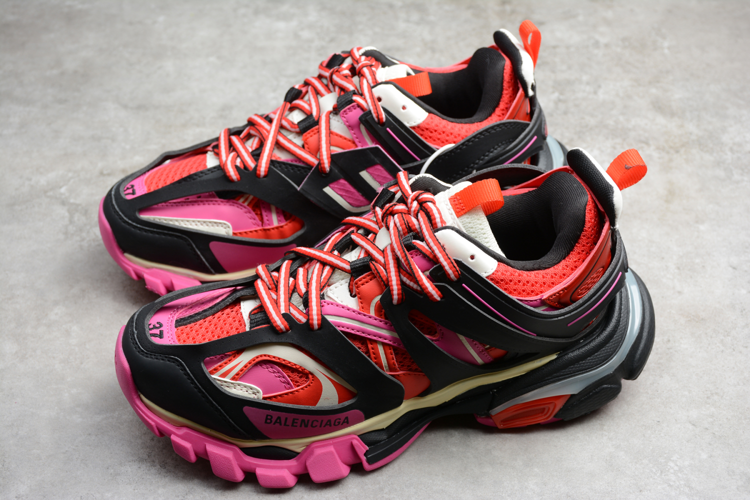Bal**ci*ga SNEAKER TESS.S.GOMMA RED ECBA8228230