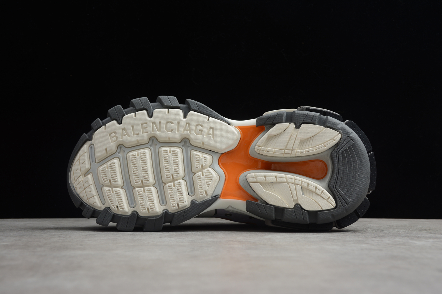 Bal**ci*ga Track SneakerGray Orange Pink Silver ECBL961829B
