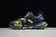 Bal**ci*ga Track Sneaker Black yellow blue  ECBA8168583